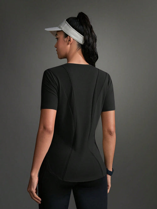 Camisa Fitness Dry Com Recortes Ventilados Estilo Running
