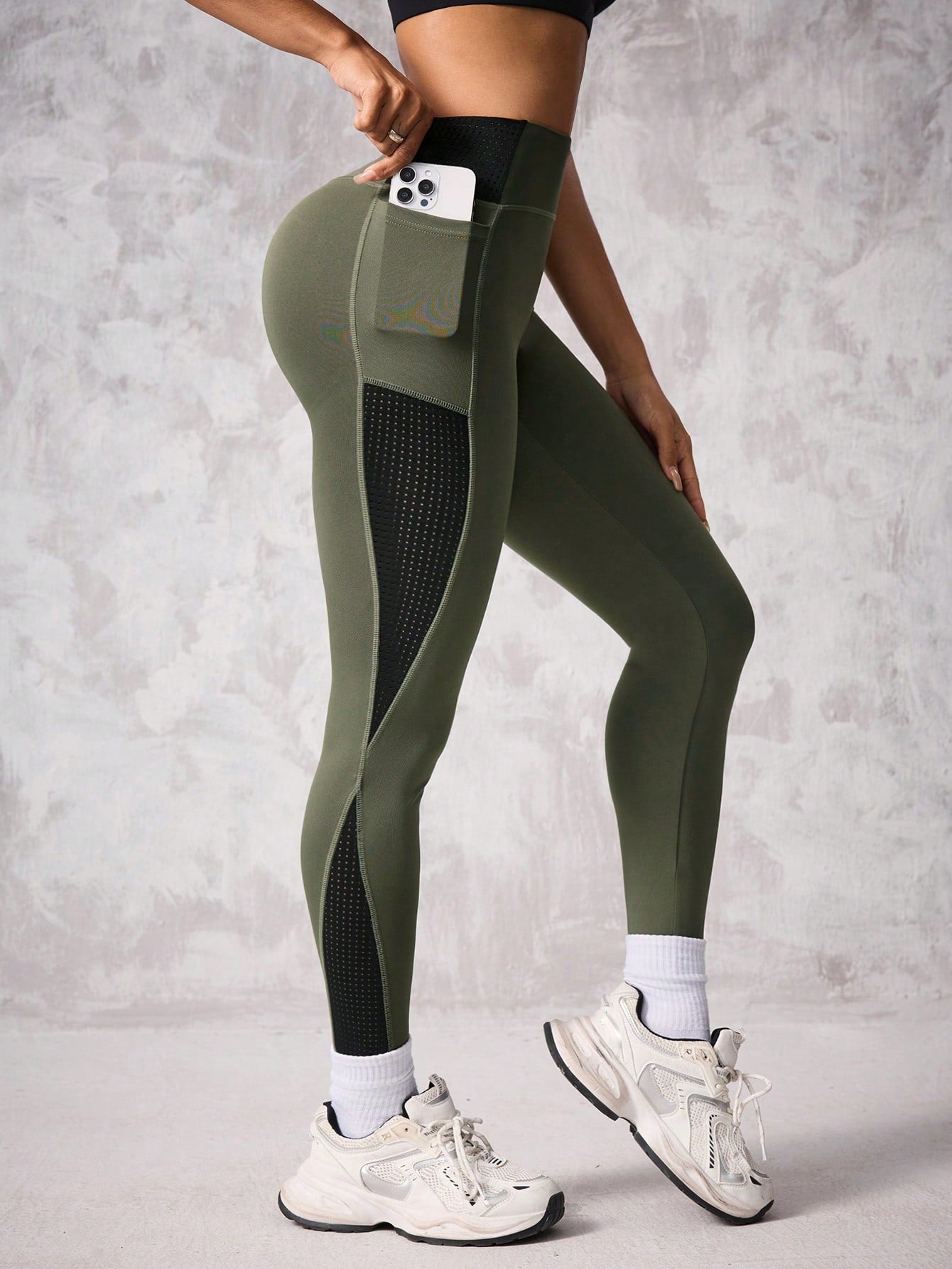Legging Fitness Cintura Alta Com Bolso Lateral