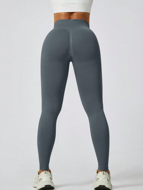 Legging Sem Costura Cintura Alta Efeito Push Modeladora