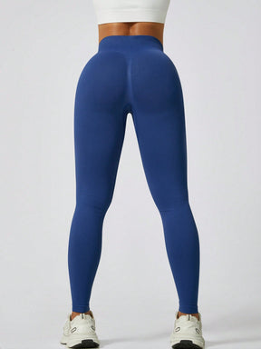 Legging Sem Costura Cintura Alta Efeito Push Modeladora