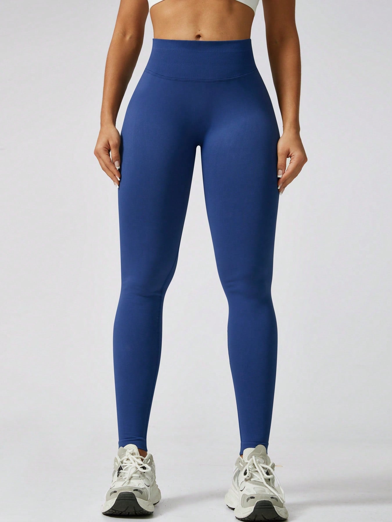 Legging Sem Costura Cintura Alta Efeito Push Modeladora