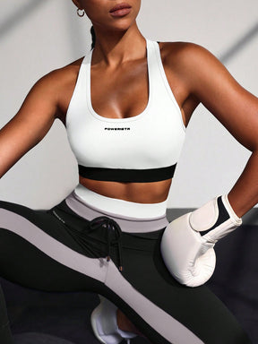 Top Nadador Alta Sustentação Com Alças Estilo Strappy