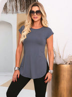 Camisa Fitness Leve Com Aberturas Laterais Treino