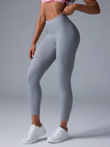 Legging Fitness Cintura Alta Tecido Cooling Performance