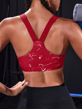 Top Alças Largas Alta Sustentação Estampado