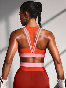 Top Nadador Alta Sustentação Com Alças Estilo Strappy