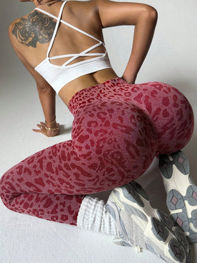 Legging Sem Costura Animal Print Modeladora Fitness