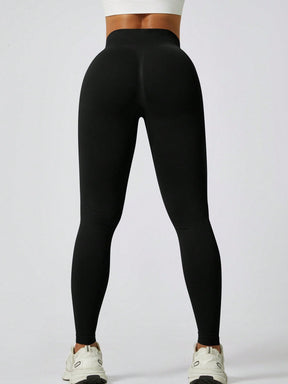 Legging Sem Costura Cintura Alta Efeito Push Modeladora