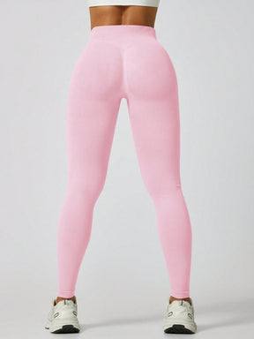 Legging Sem Costura Cintura Alta Efeito Push Modeladora