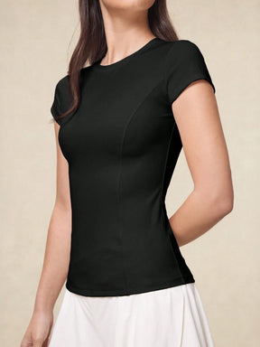 Camisa Fitness Compressão Média Com Painéis Anatômicos