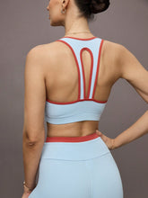 Top Decote V Média Sustentação Costas Vazadas