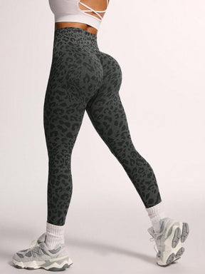 Legging Sem Costura Animal Print Modeladora Fitness