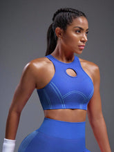 Top Fitness Recortes Frontais Com Abertura Circular