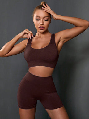 Conjunto Top Suporte Médio E Short Cintura Alta