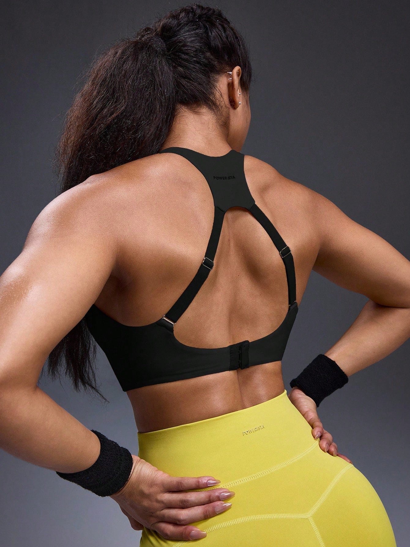 Top Frente Alta Alta Sustentação Com Alças Ajustáveis