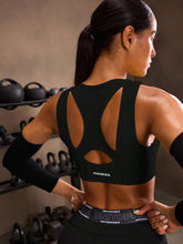 Top Fitness Recortes Assimétricos Alta Sustentação