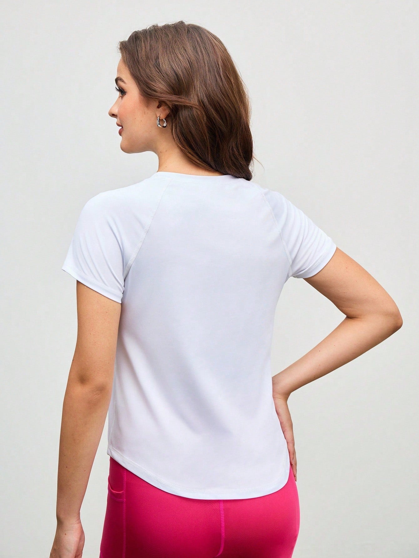 Camisa Fitness Dry Com Recortes Raglan Estilo Treino