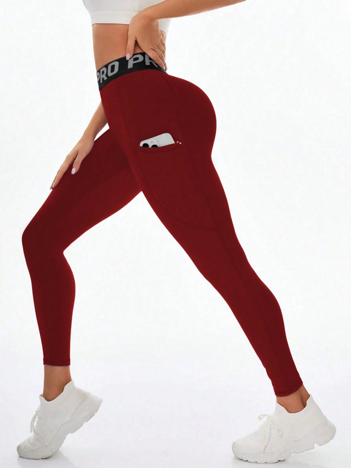 Legging Fitness Cintura Alta Com Bolso Frontal