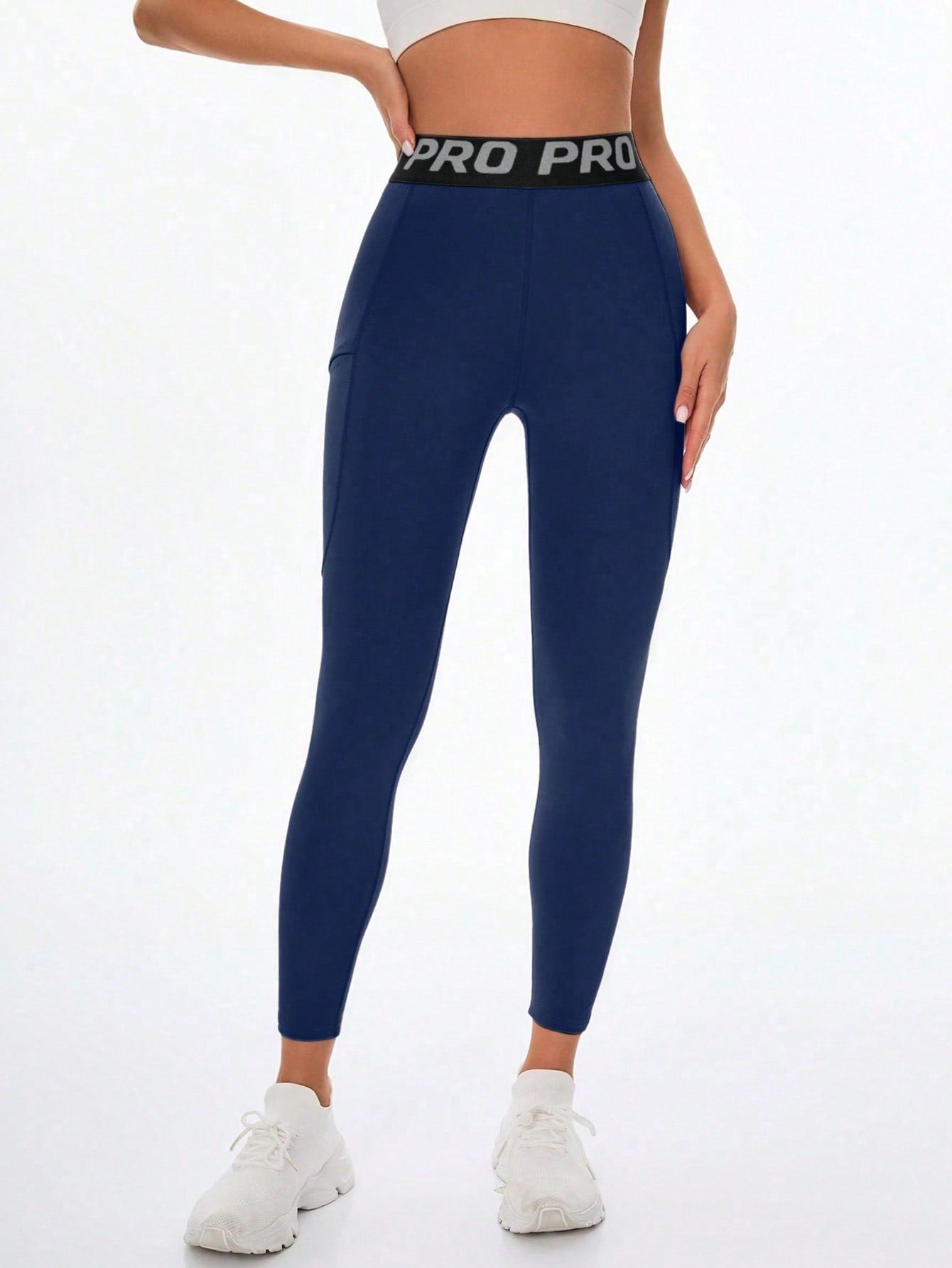 Legging Fitness Cintura Alta Com Bolso Frontal