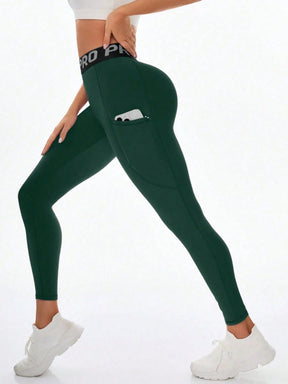 Legging Fitness Cintura Alta Com Bolso Frontal