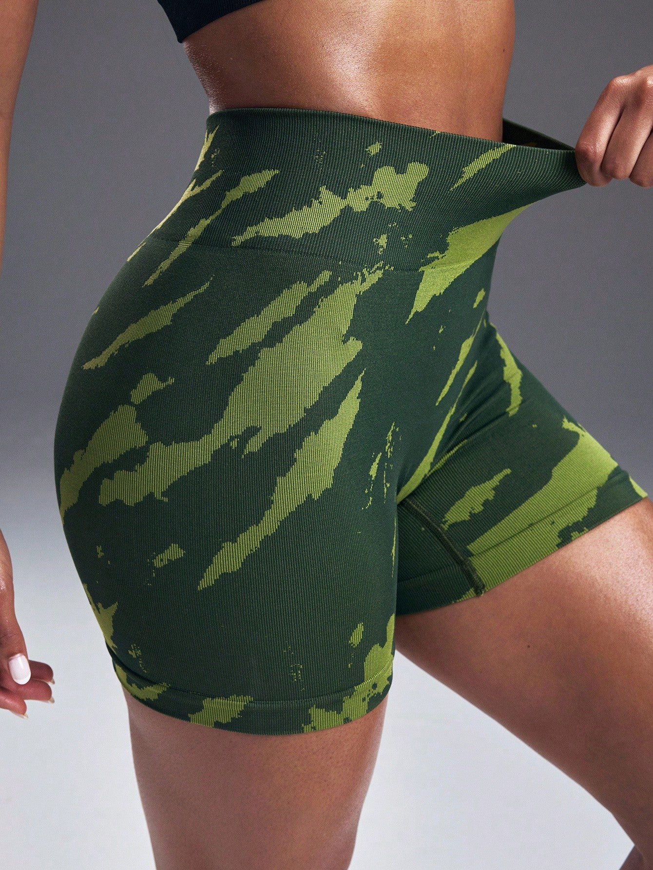 Short Cintura Alta Compressão Com Efeito Modelador