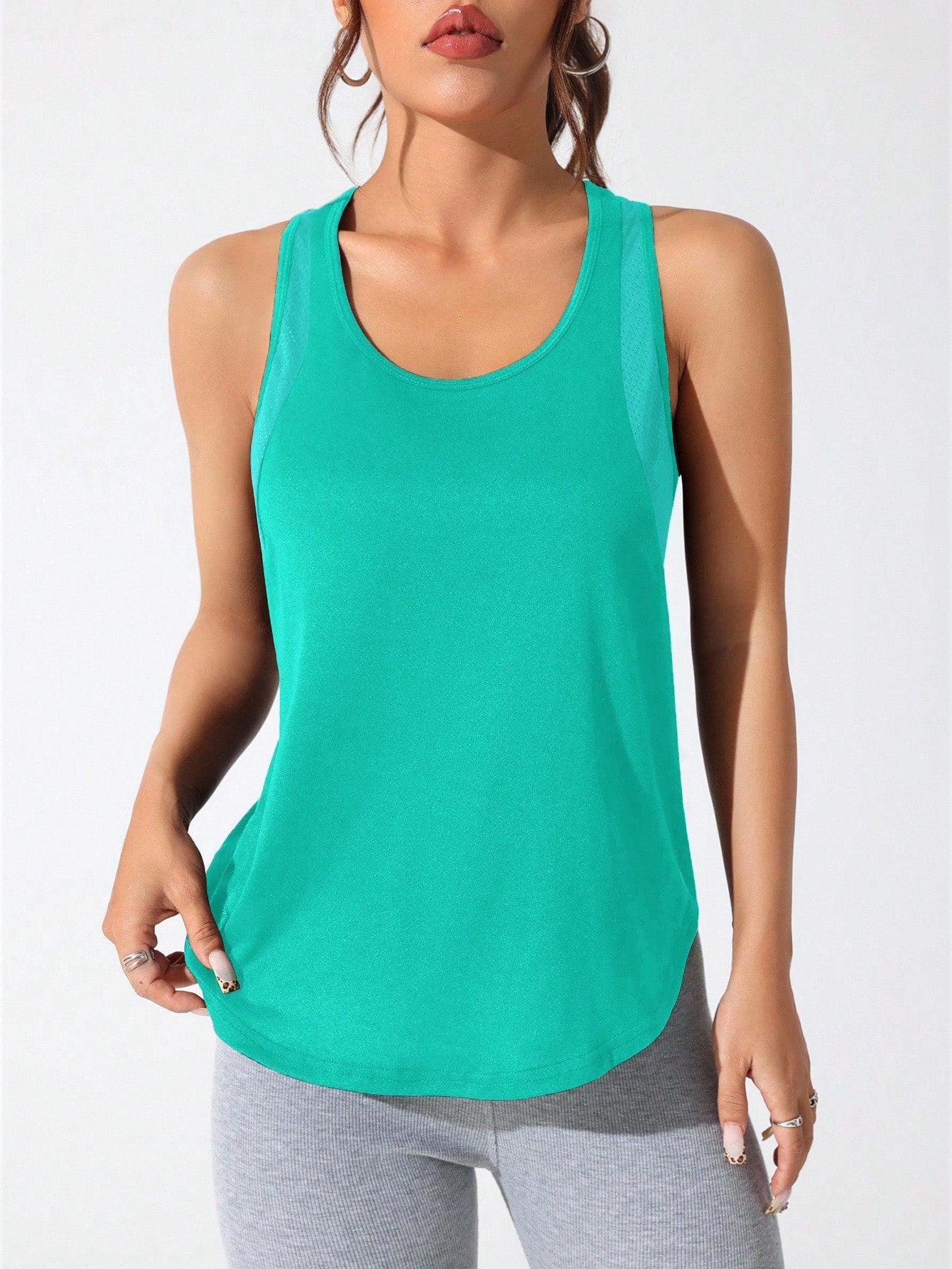 Regata Fitness Respirável Com Design Nadador