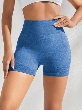 Short Cintura Alta Push Up Texturizado Estilo Fitness