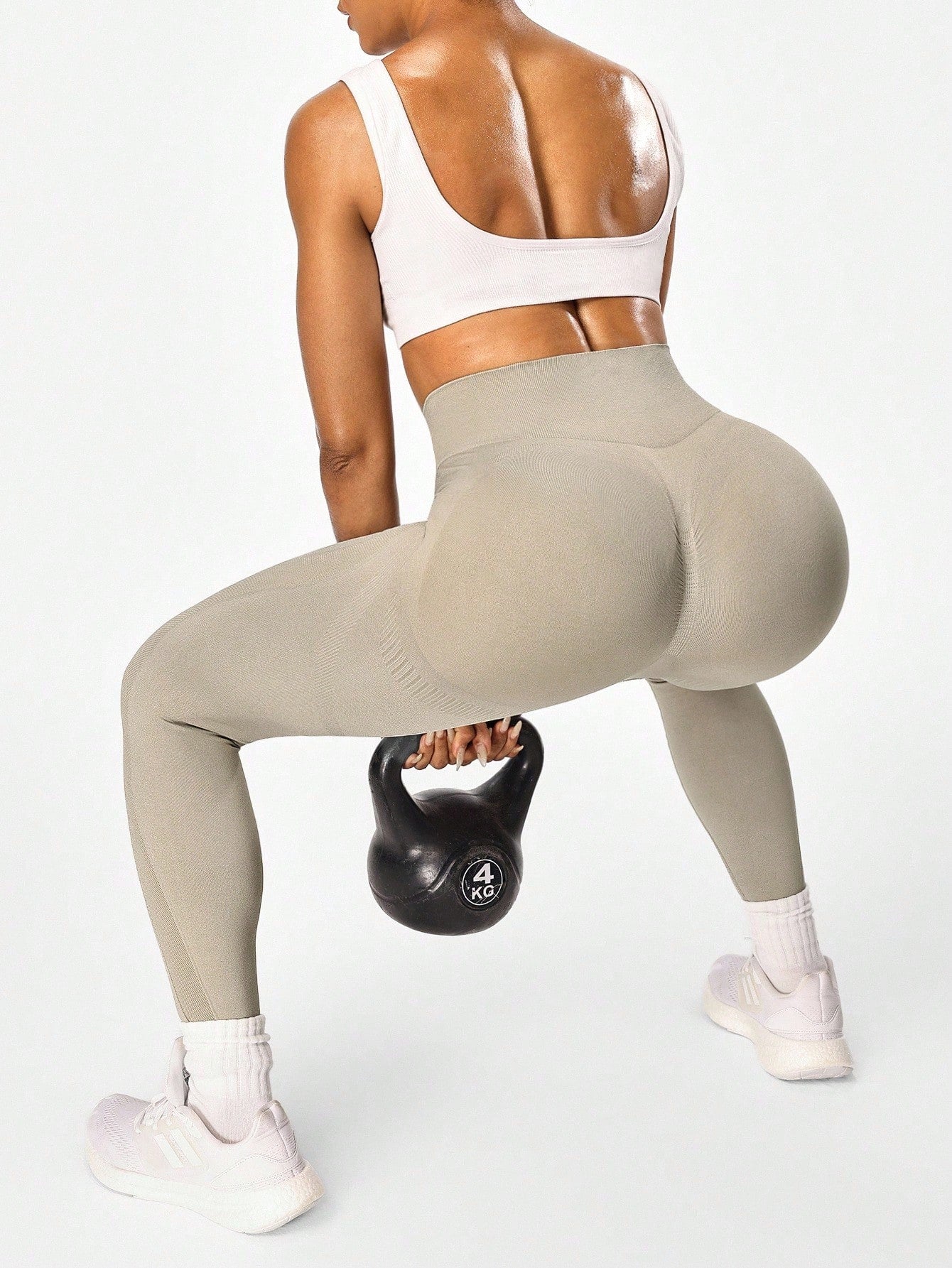 Legging Sem Costura Cintura Alta Com Painéis Anatômicos