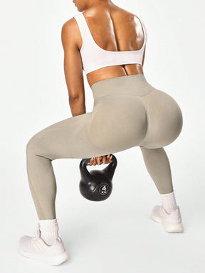 Legging Sem Costura Cintura Alta Com Painéis Anatômicos