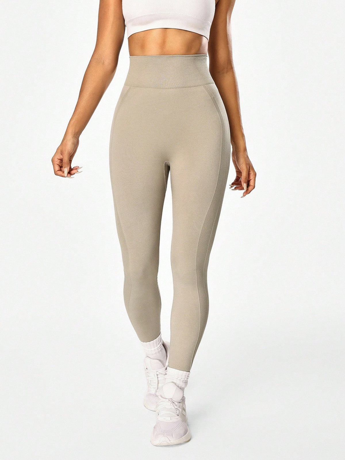 Legging Sem Costura Cintura Alta Com Painéis Anatômicos