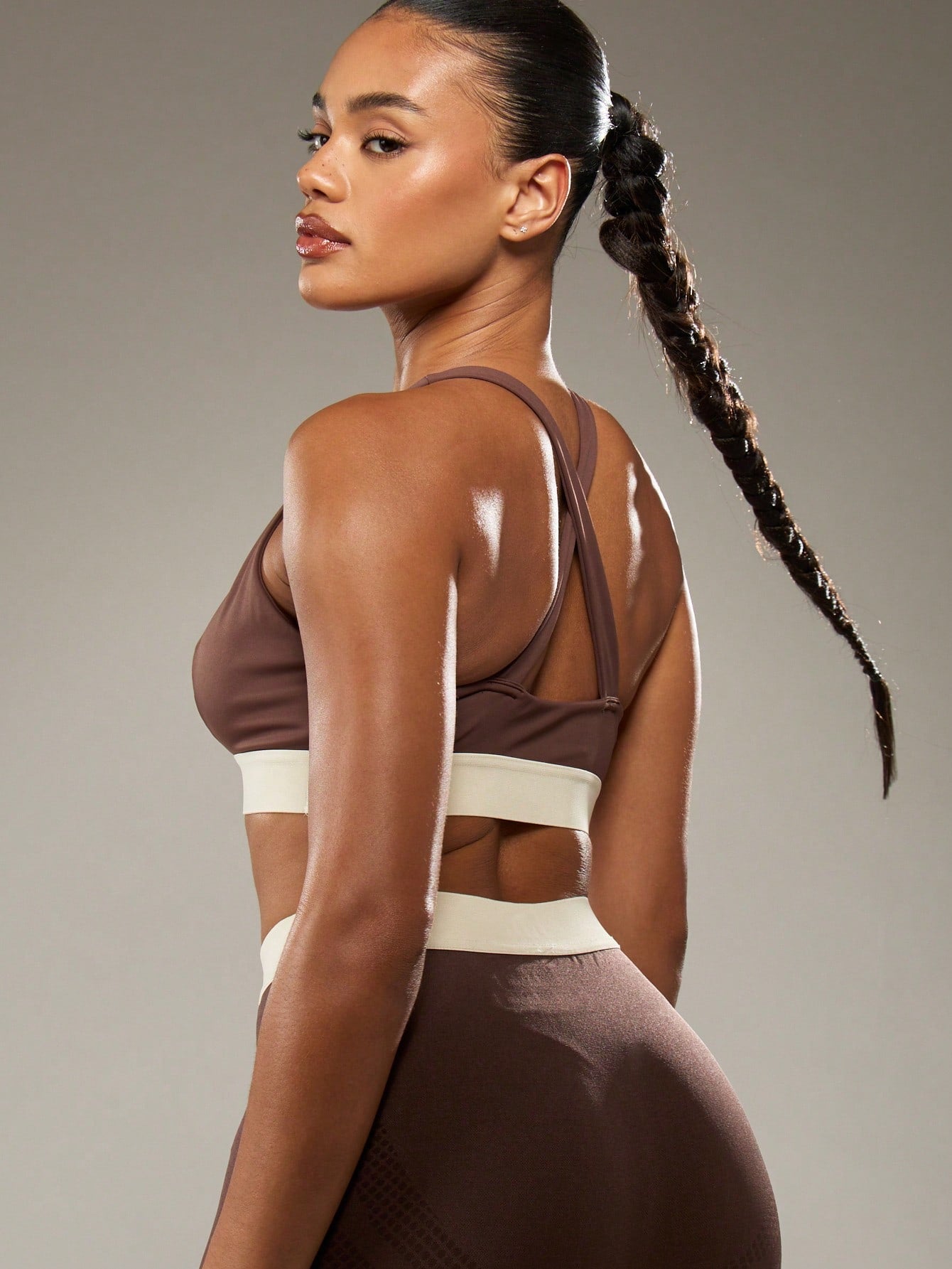 Top Decote Profundo Média Sustentação Com Alça Halter