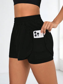 Short Duplo Bolso Lateral Para Celular