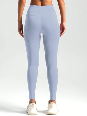 Legging Fitness Cintura Alta Com Bolsos Laterais Mesh