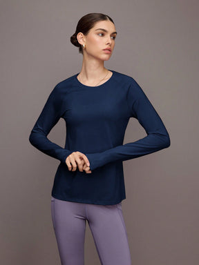 Camisa Manga Longa Solta Com Thumb Hole