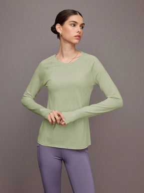 Camisa Manga Longa Solta Com Thumb Hole