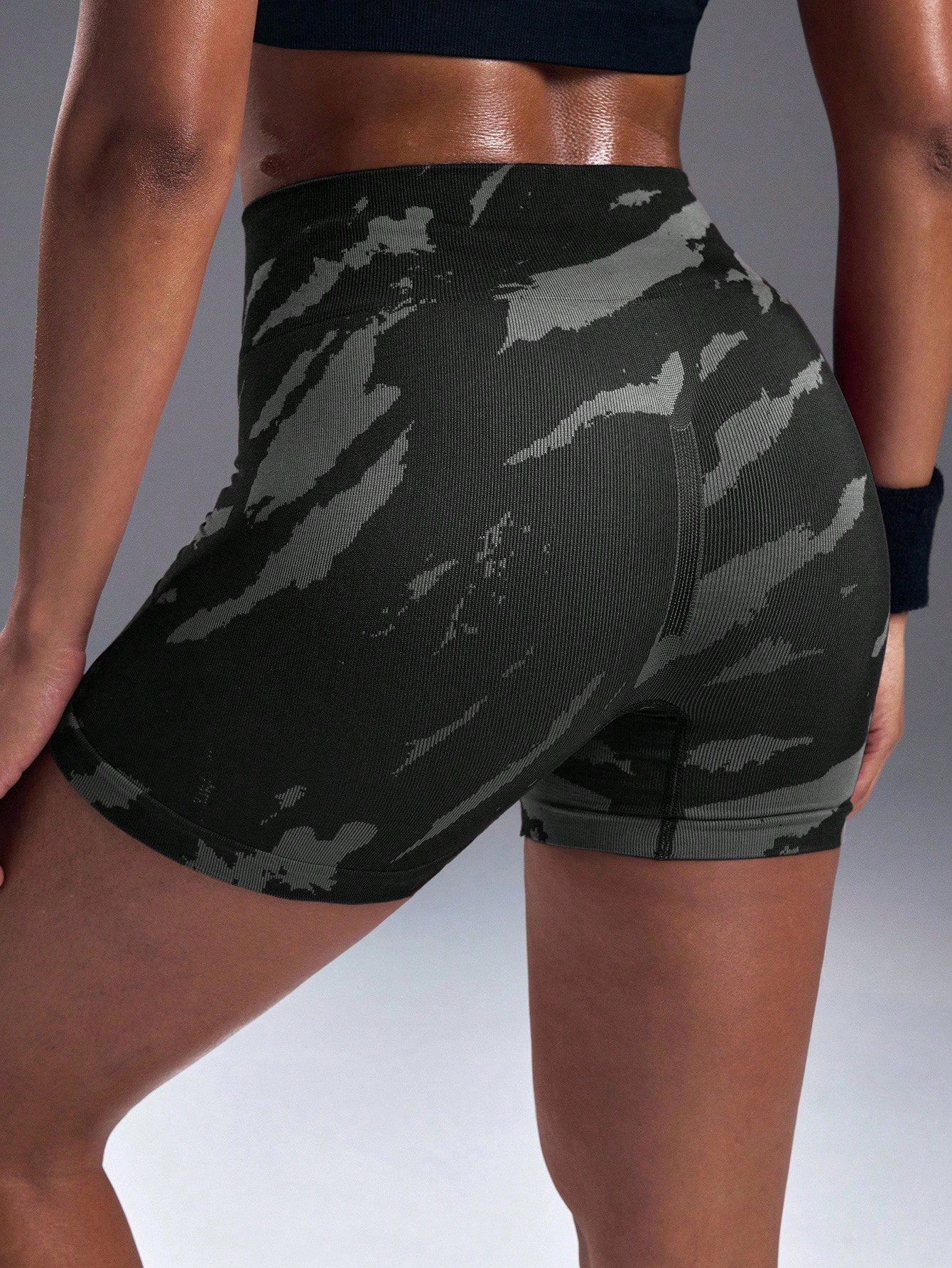 Short Cintura Alta Compressão Com Efeito Modelador