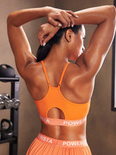 Top Decote V Média Sustentação Com Recorte Traseiro