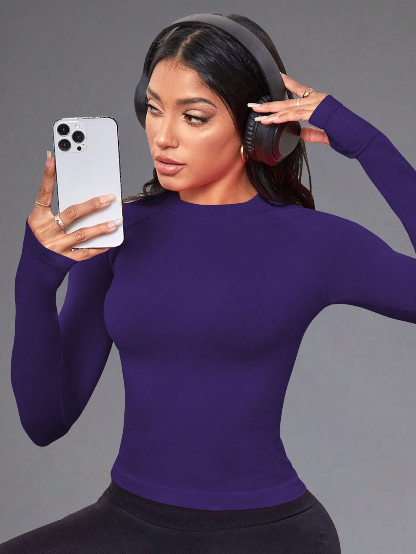 Camisa Manga Longa Seamless Fit Compressão