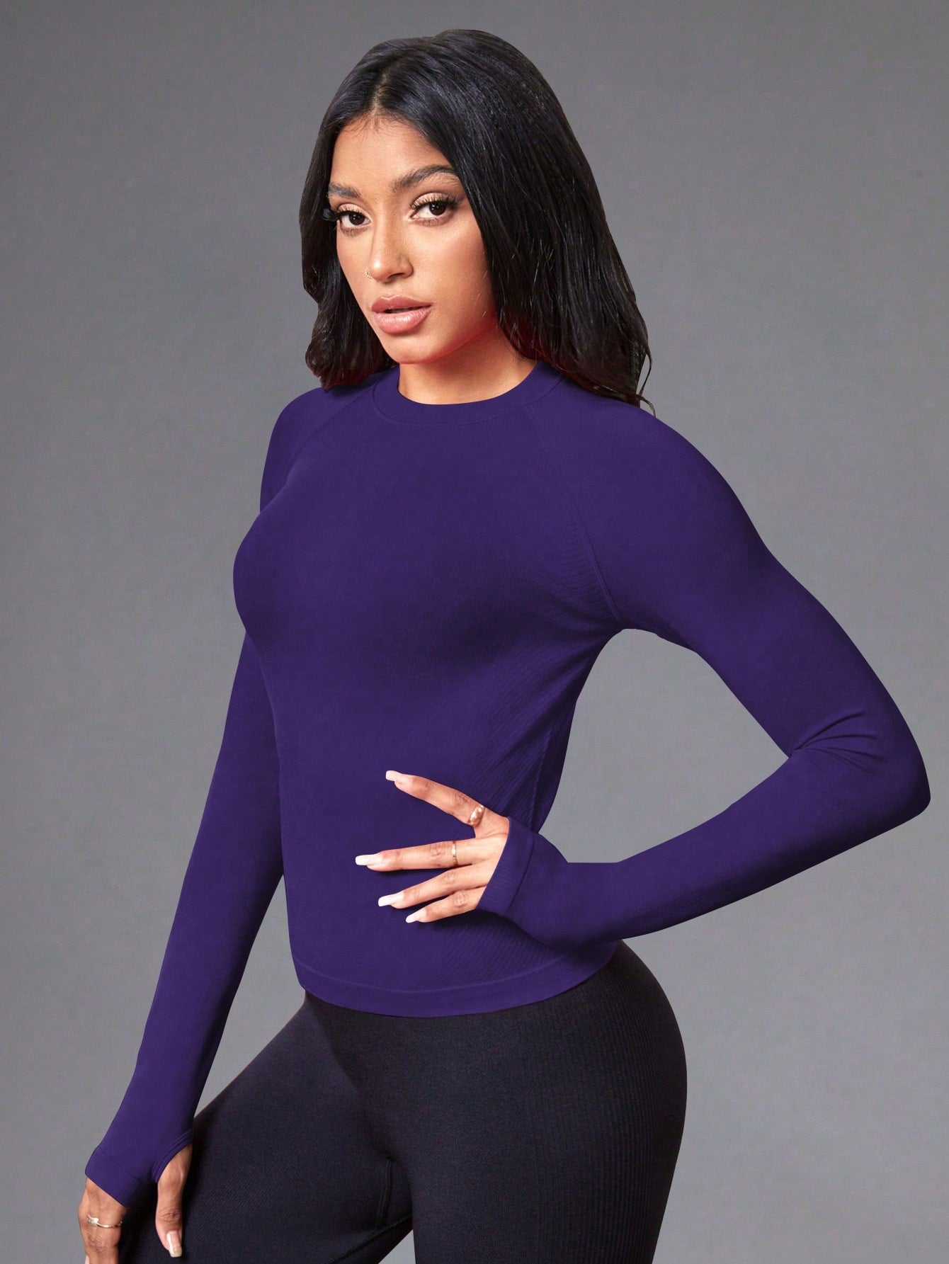 Camisa Manga Longa Seamless Fit Compressão