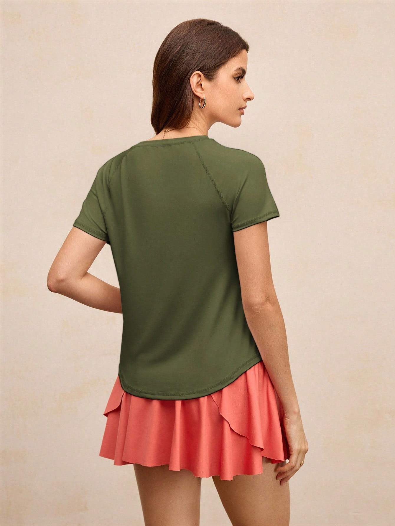 Camisa Fitness Dry Com Recortes Raglan Estilo Treino