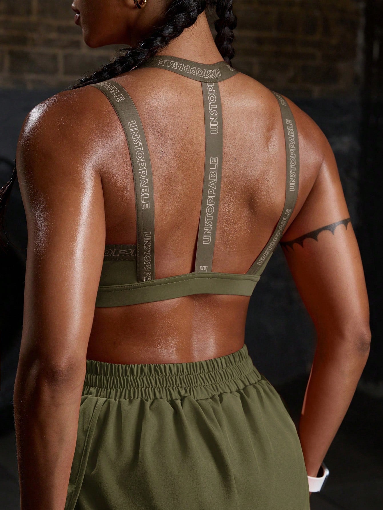 Top Decote Profundo Média Sustentação Com Alças Estilo Strappy