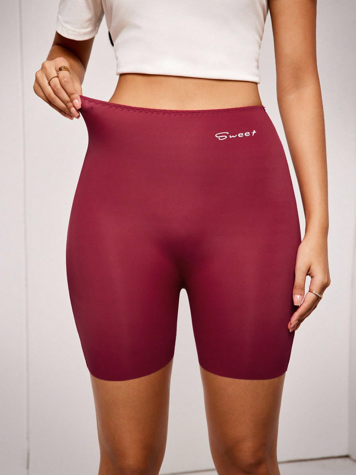 Short Modelador Sem Costura Cintura Alta Ultra Leve