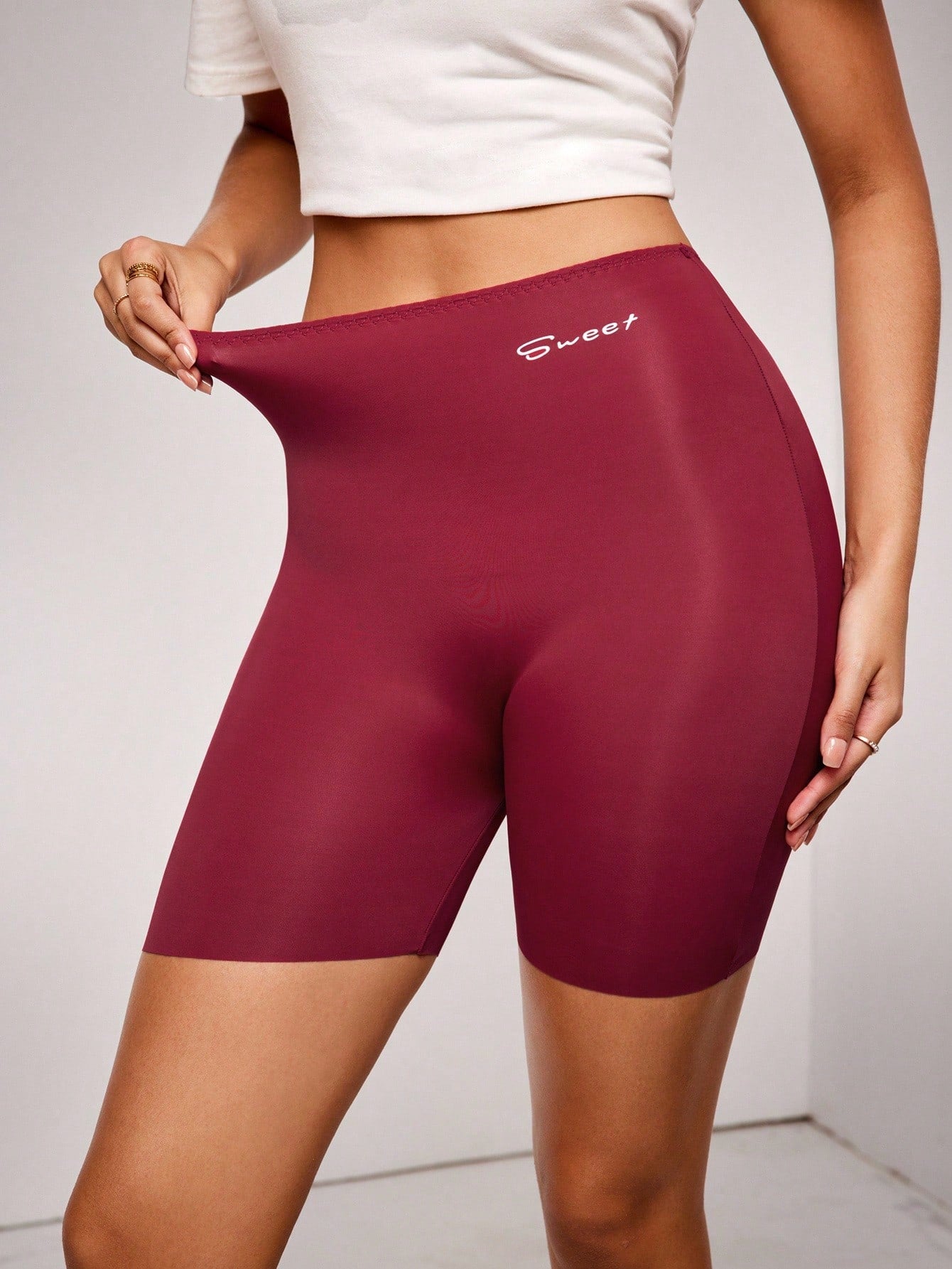 Short Modelador Sem Costura Cintura Alta Ultra Leve