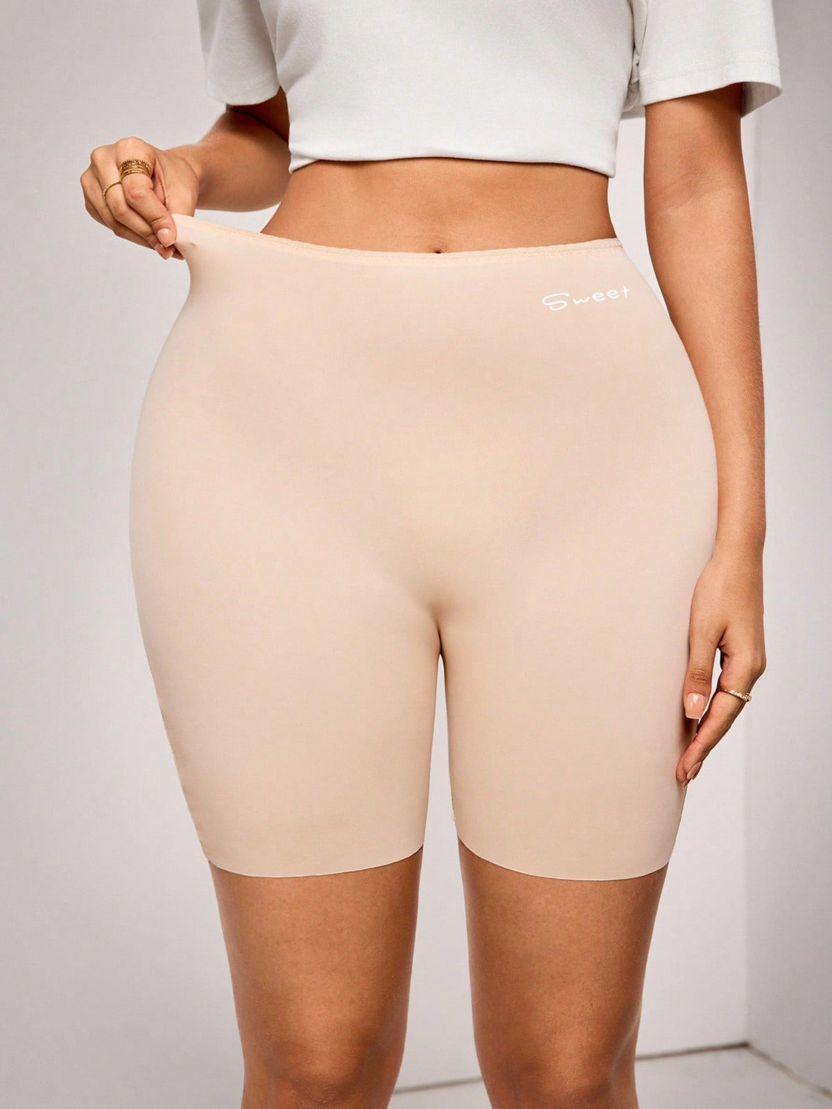 Short Modelador Sem Costura Cintura Alta Ultra Leve