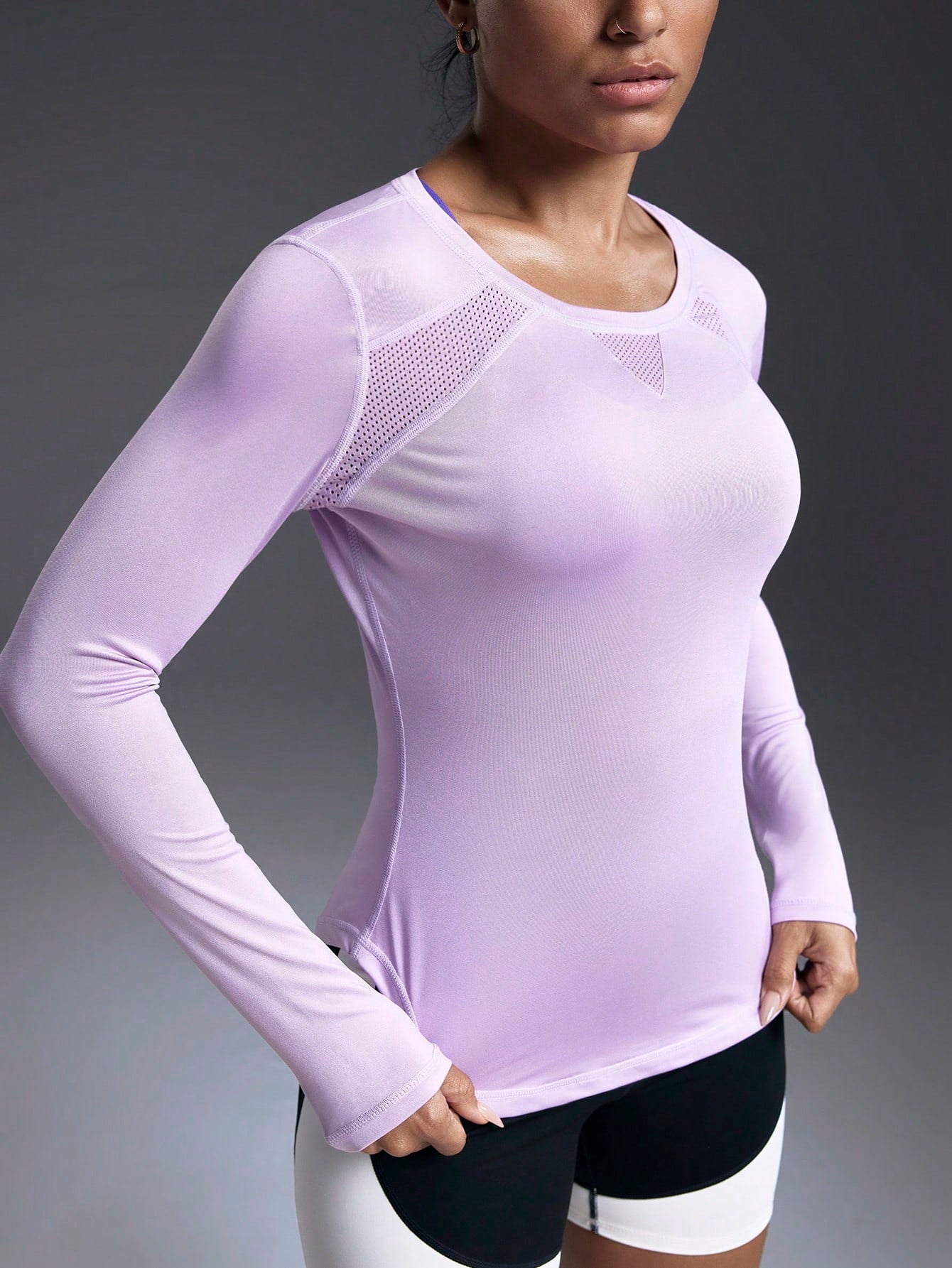 Camisa Manga Longa Dry Fit Painel Mesh Ombro