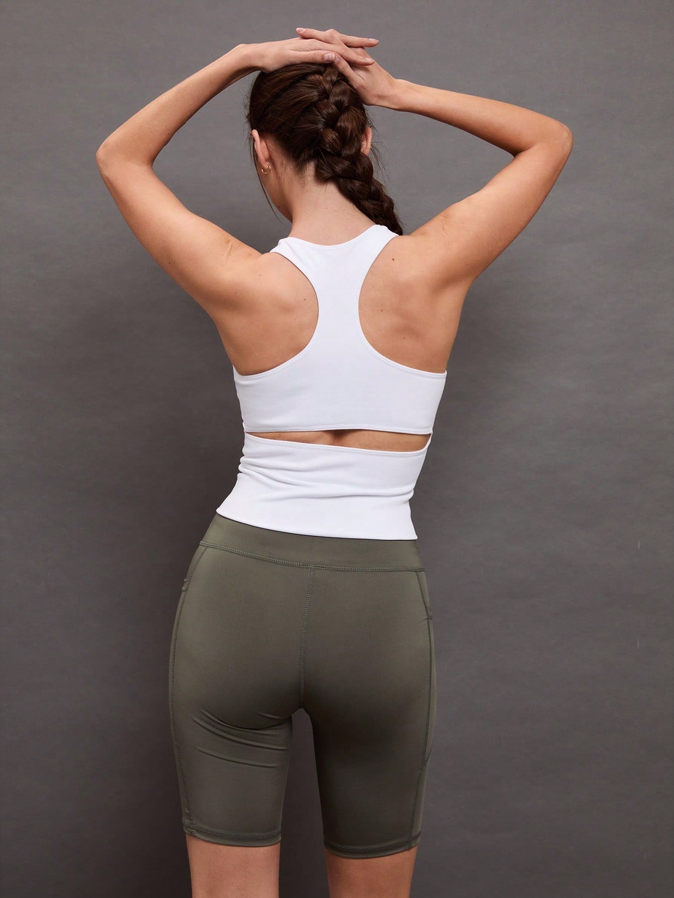 Regata Nadador Recorte Nas Costas Para Treino