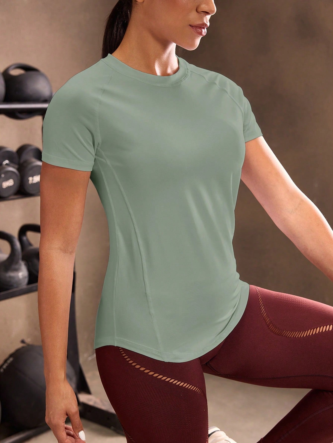 Camisa Fitness Dry Com Detalhe Vazado Traseiro Treino