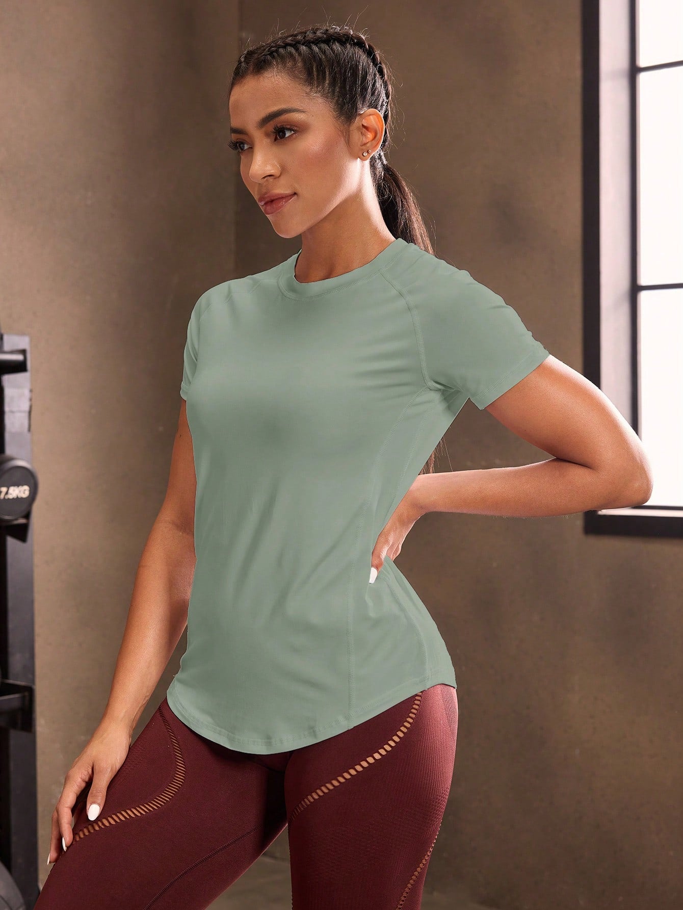 Camisa Fitness Dry Com Detalhe Vazado Traseiro Treino