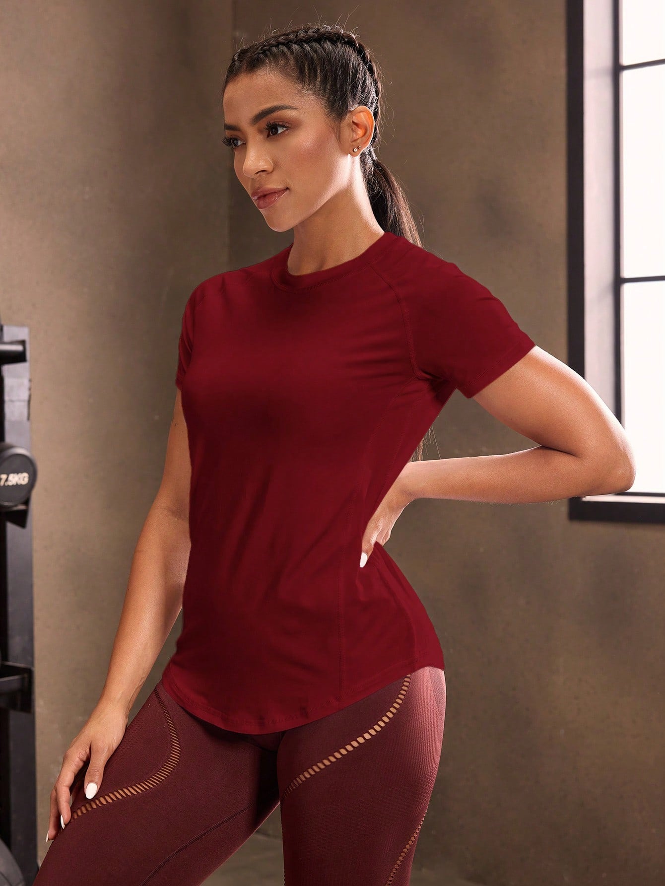 Camisa Fitness Dry Com Detalhe Vazado Traseiro Treino