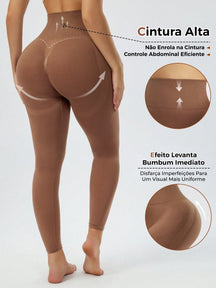 Legging Shapewear Cintura Alta Efeito Butt Lift